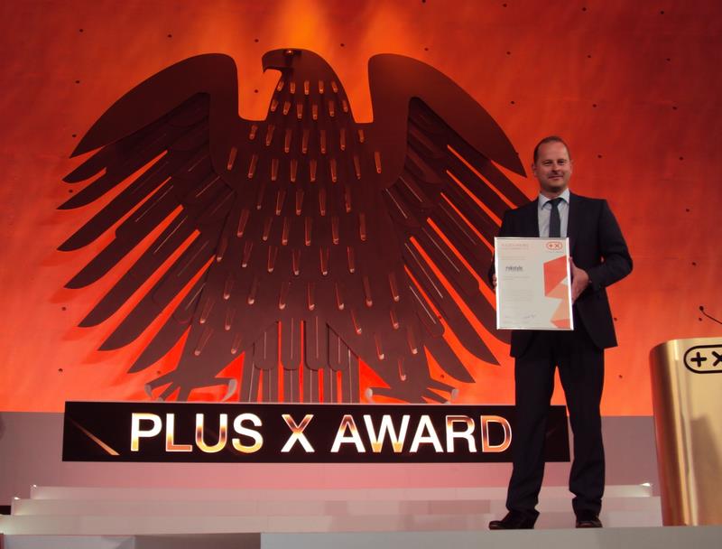 Stein Hanel mit Plus X Award ausgezeichnet